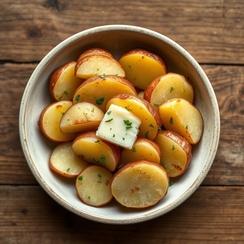 Sliced Baked Potatoes