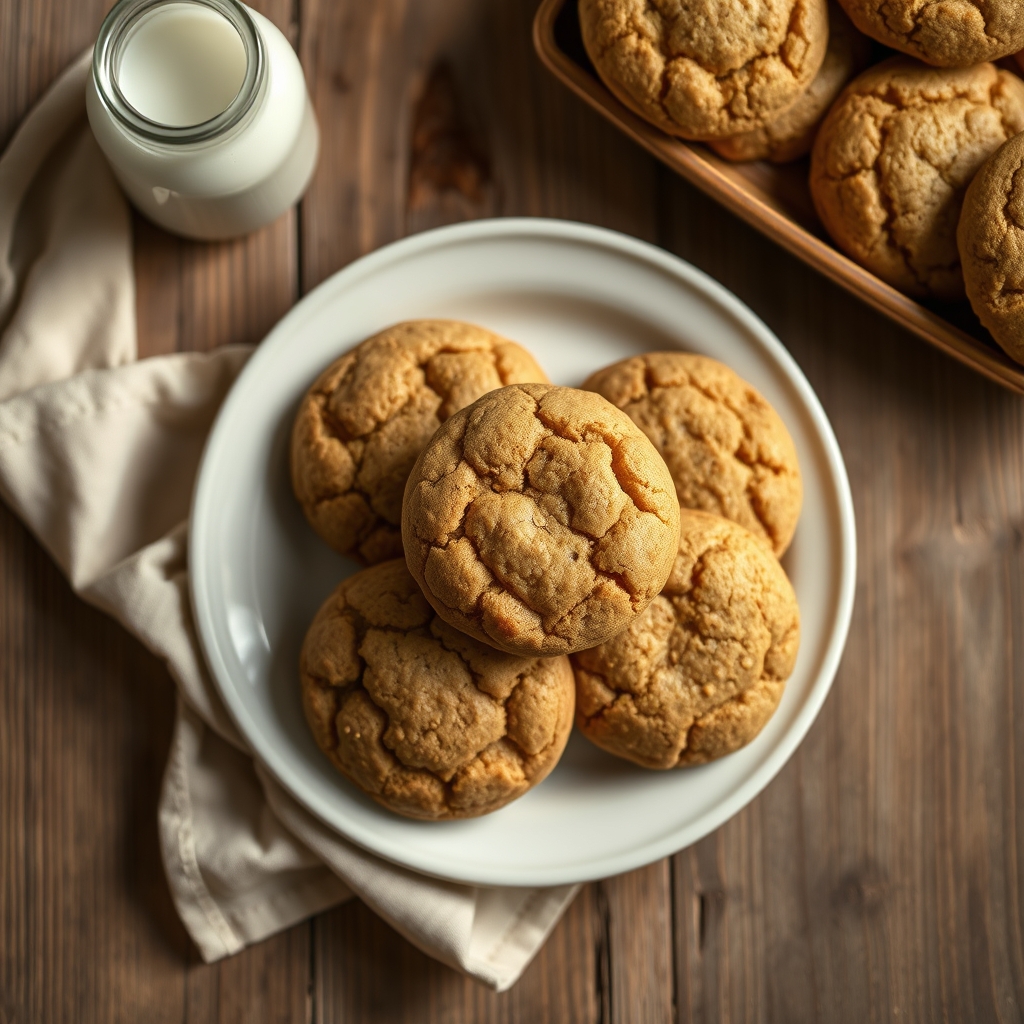 Soft Molasses Cookies