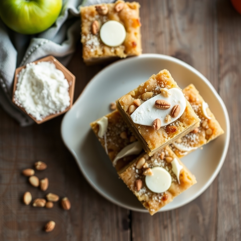 Sour Cream Apple Squares