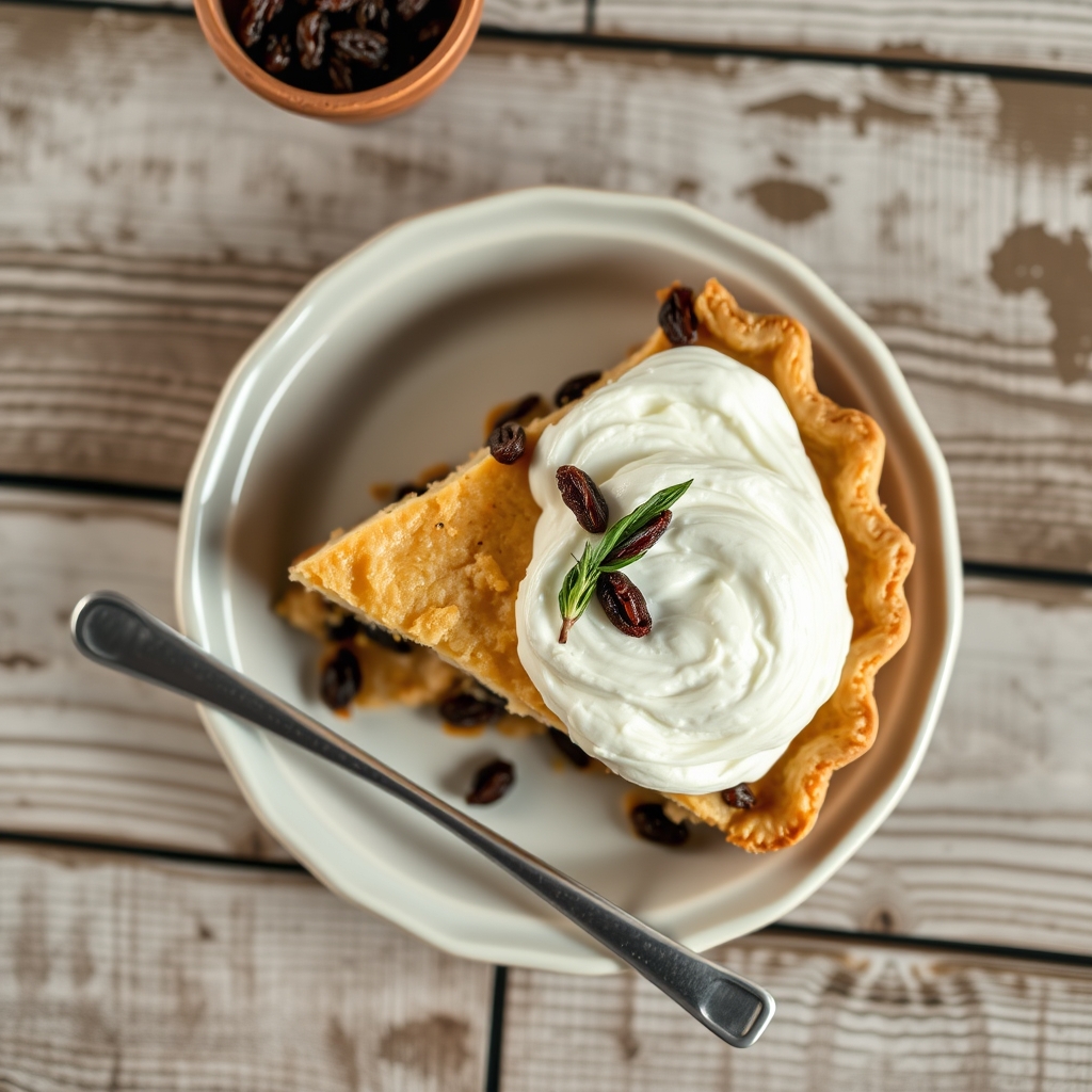Sour-Cream Raisin Pie
