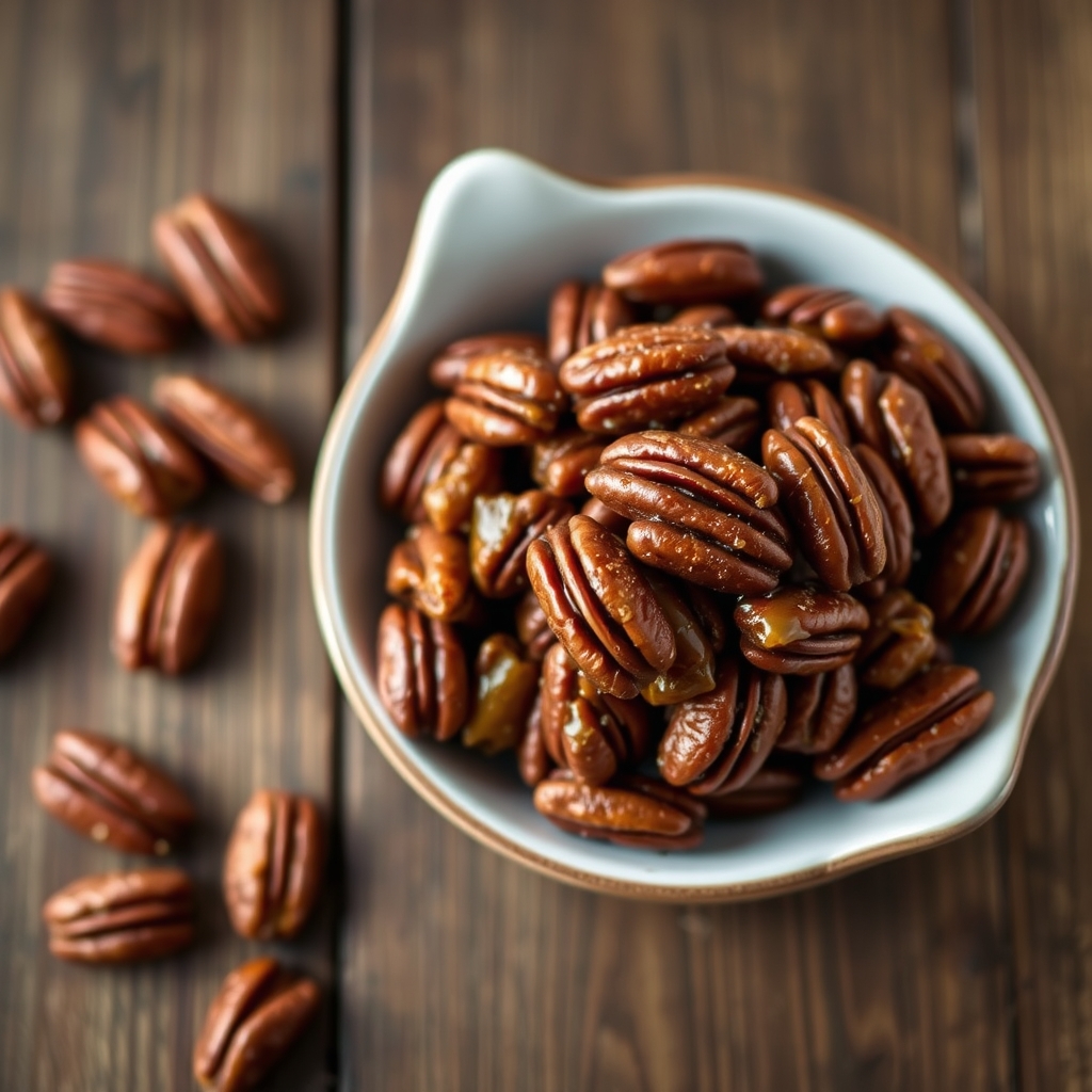 Spicy Glazed Pecans