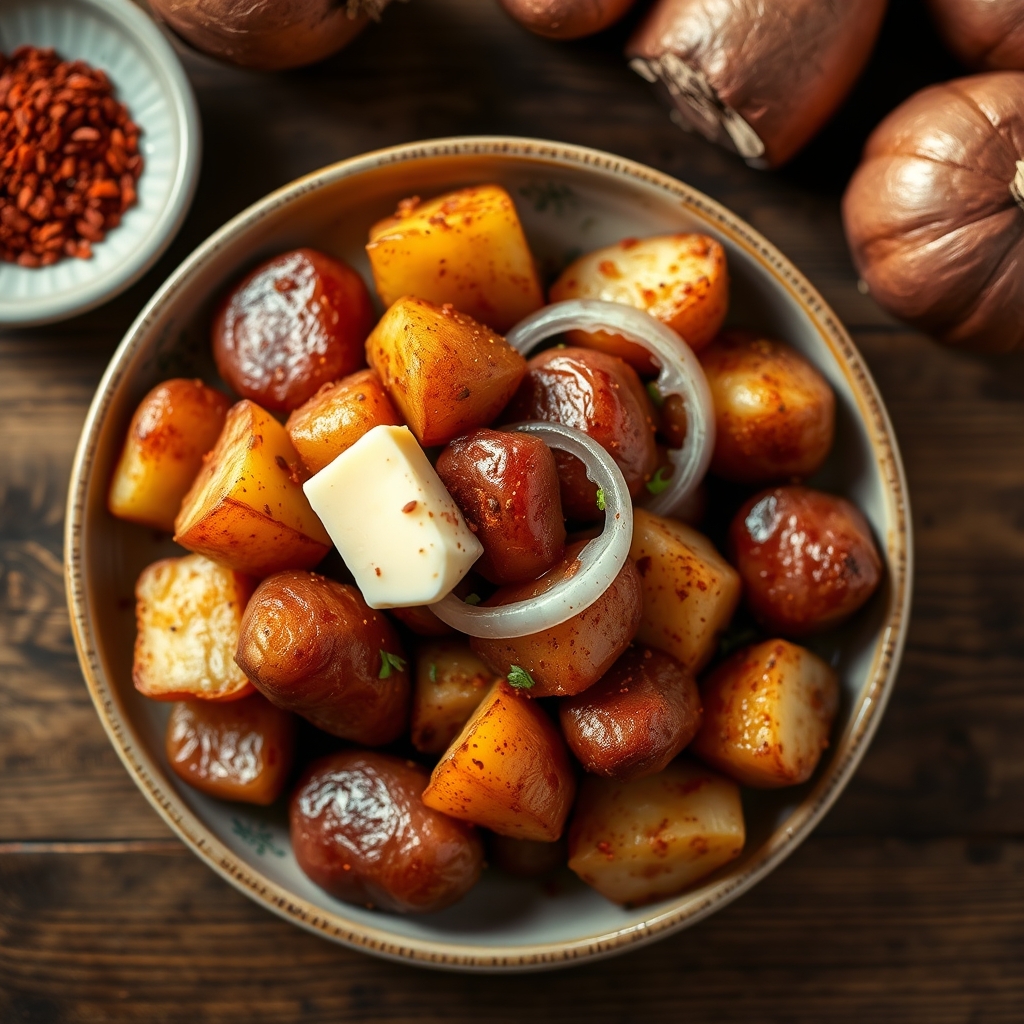 Spicy Home Fried Potatoes