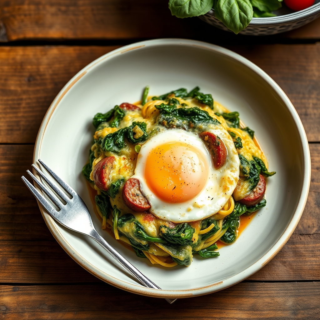 Spinach Cheese Bake