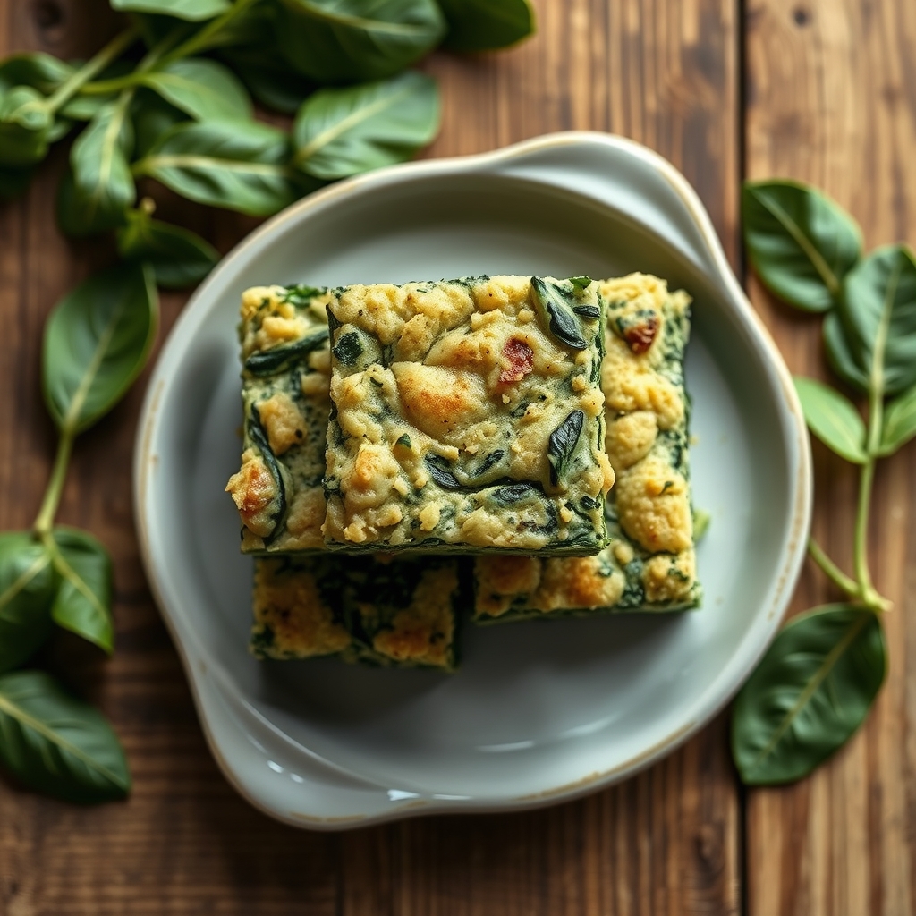 Spinach Squares