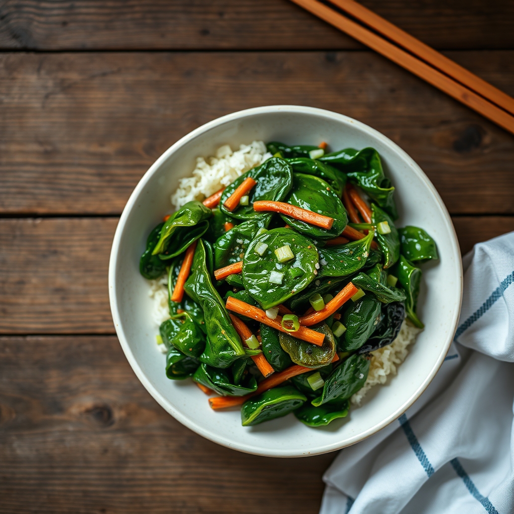 Spinach Stir-Fry