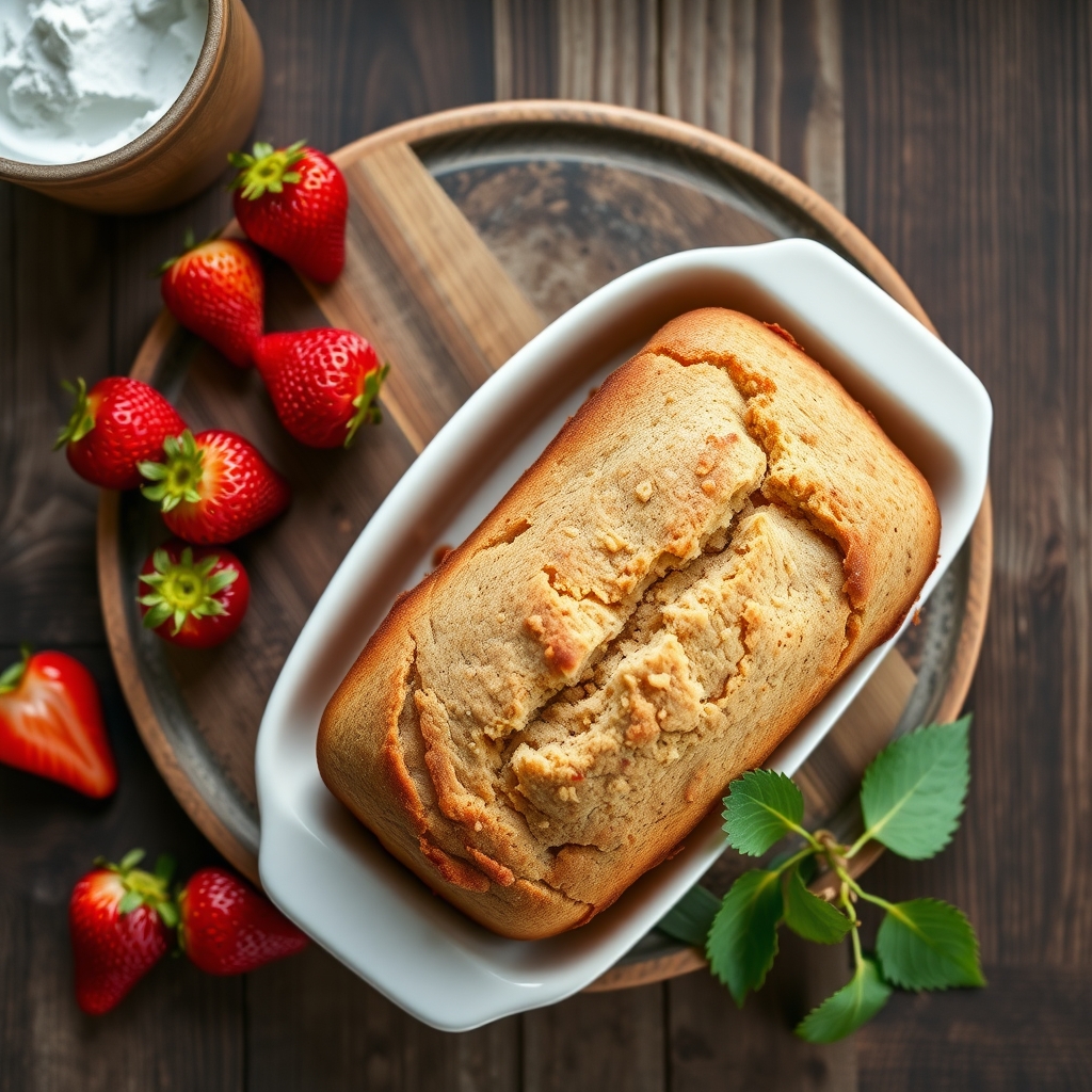Strawberry Bread(Makes 2 Loaves)