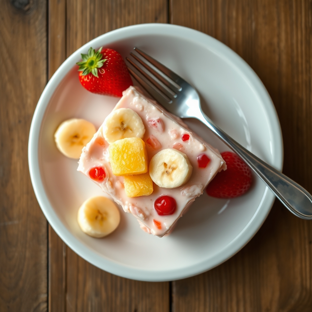 Strawberry Cream Square