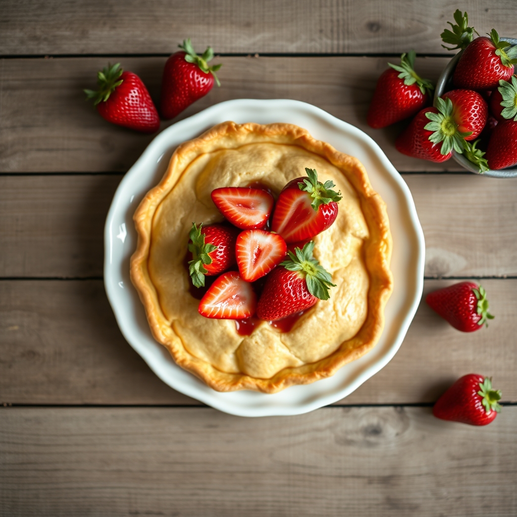 Strawberry Pan Pie