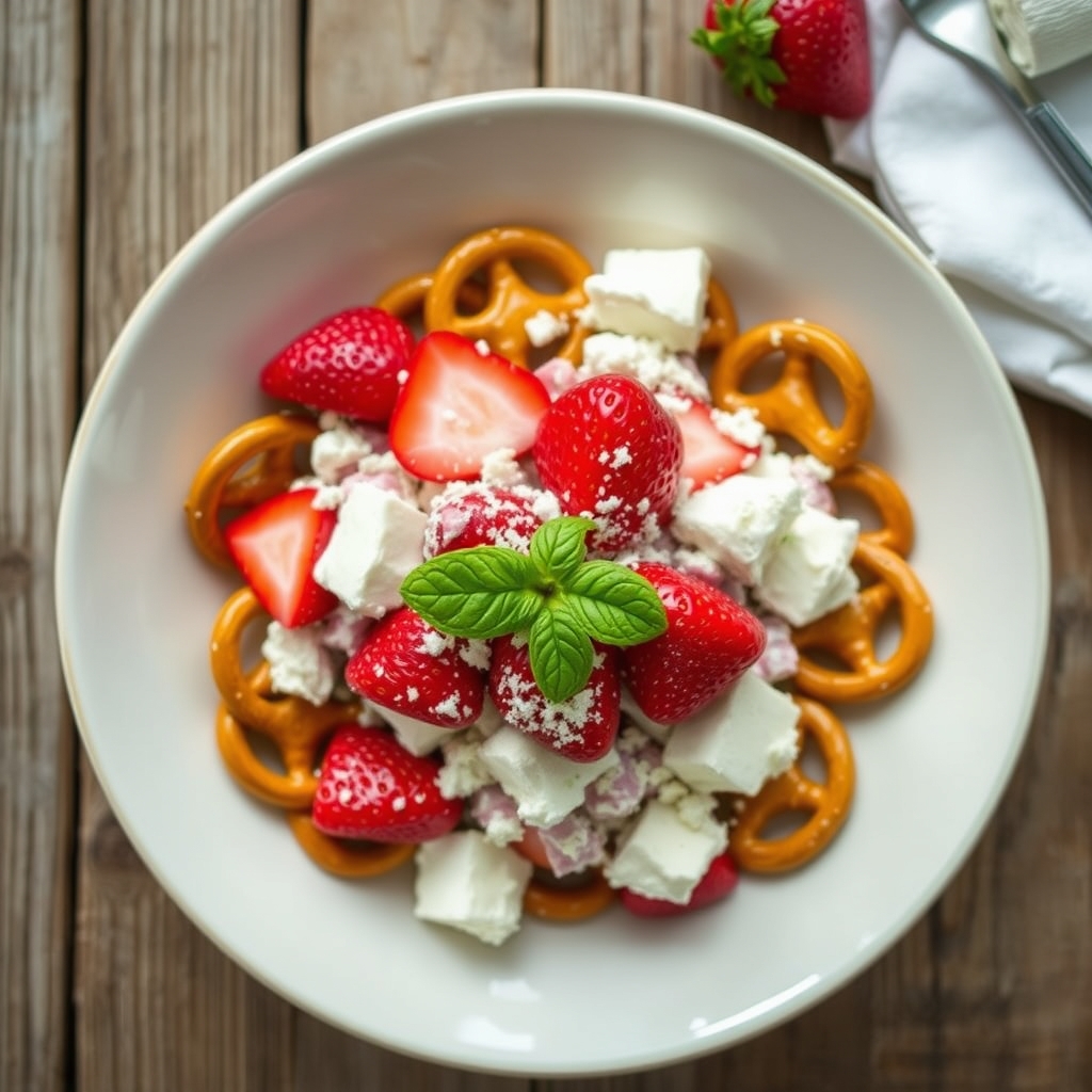 Strawberry Pretzel Salad