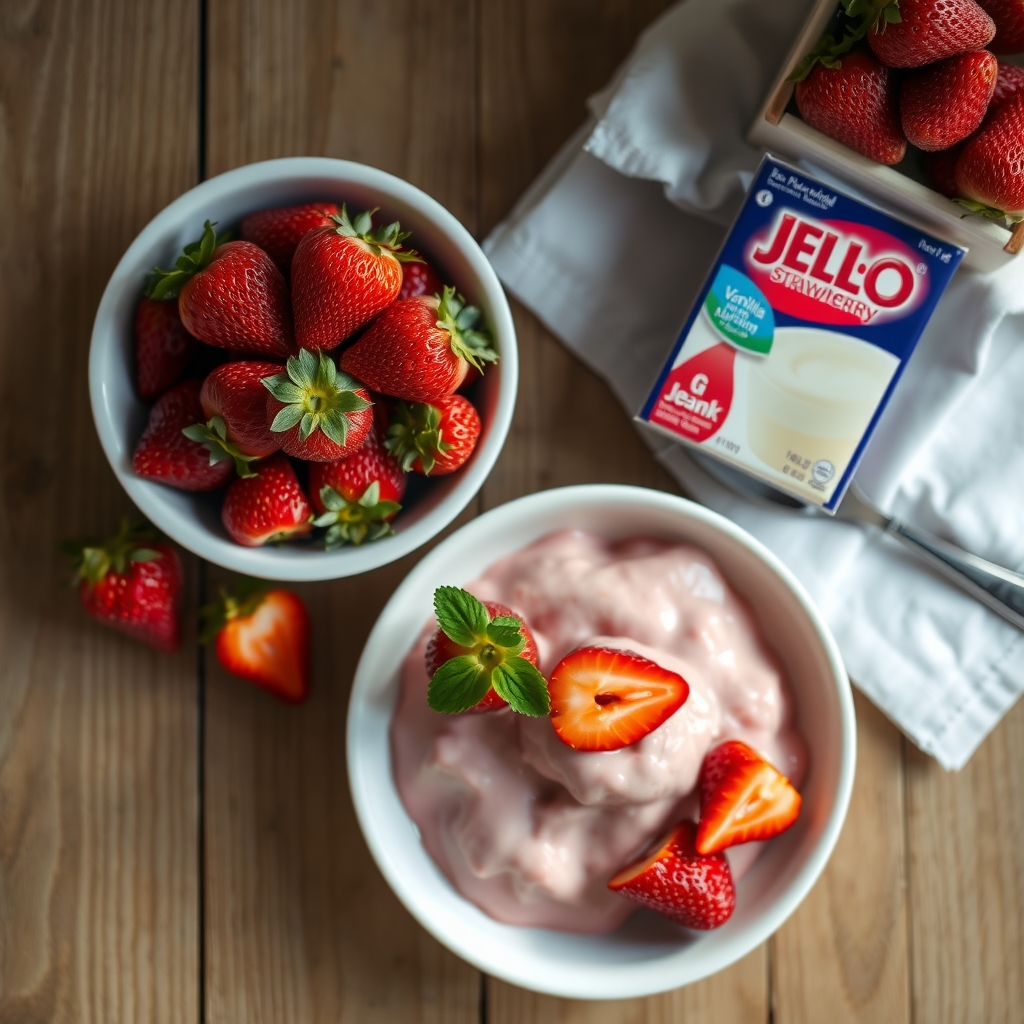 Strawberry Pudding