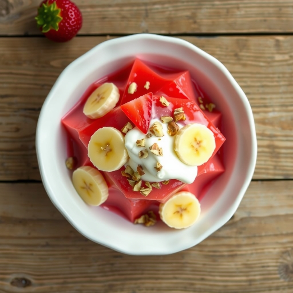Strawberry Sour Cream Jello