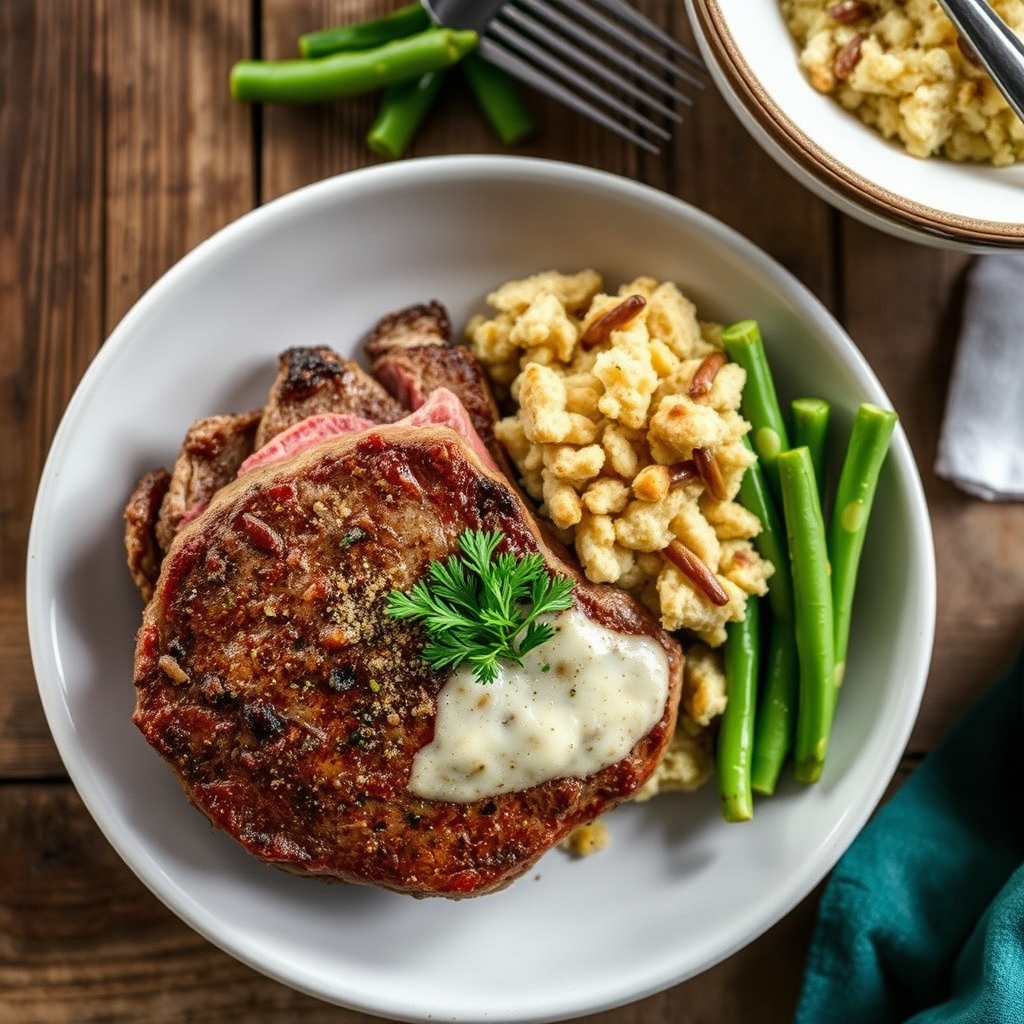 Stuffed Chipped Steak