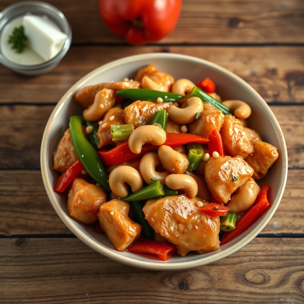Sweet And Sour Cashew Chicken