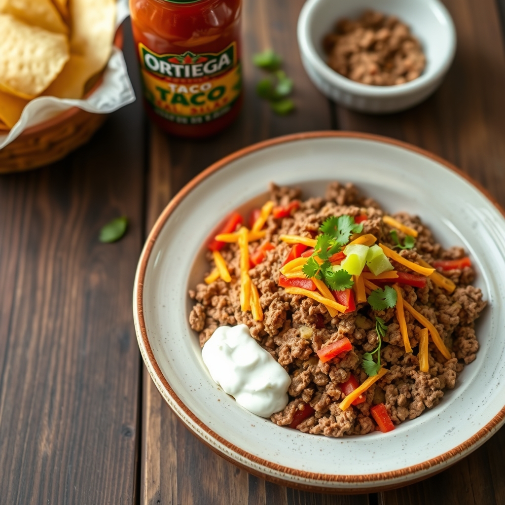 Taco Salad Chip Dip
