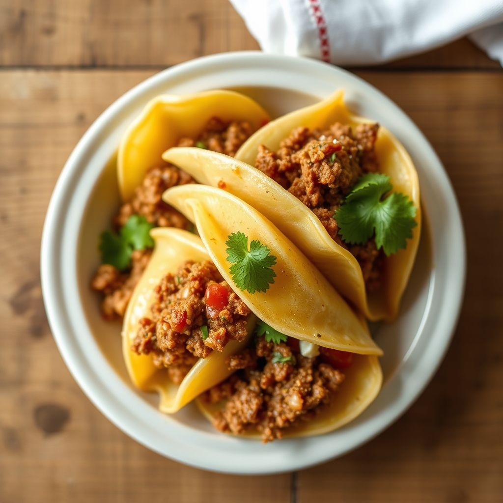 Tacos In Pasta Shells