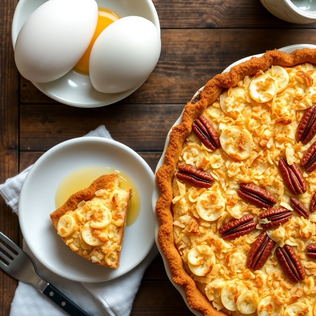 Toasted Coconut Pecan Pie