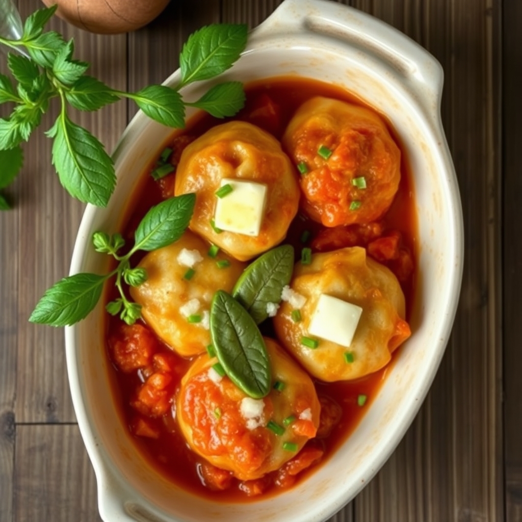 Tomato Dumplings