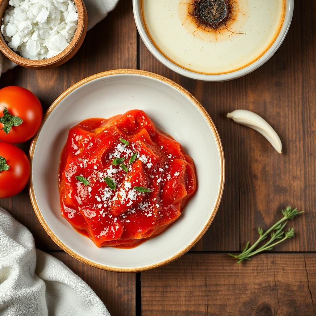 Tomato Sauce Topping For Pizza