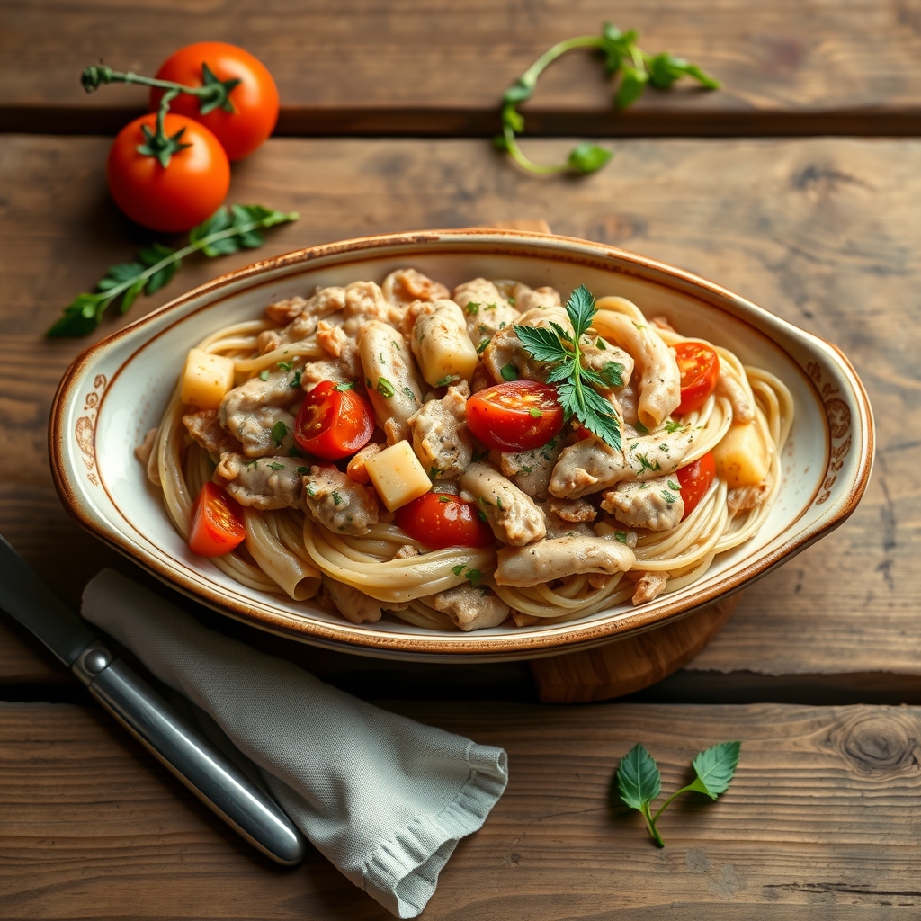 Turkey Tomato Stroganoff