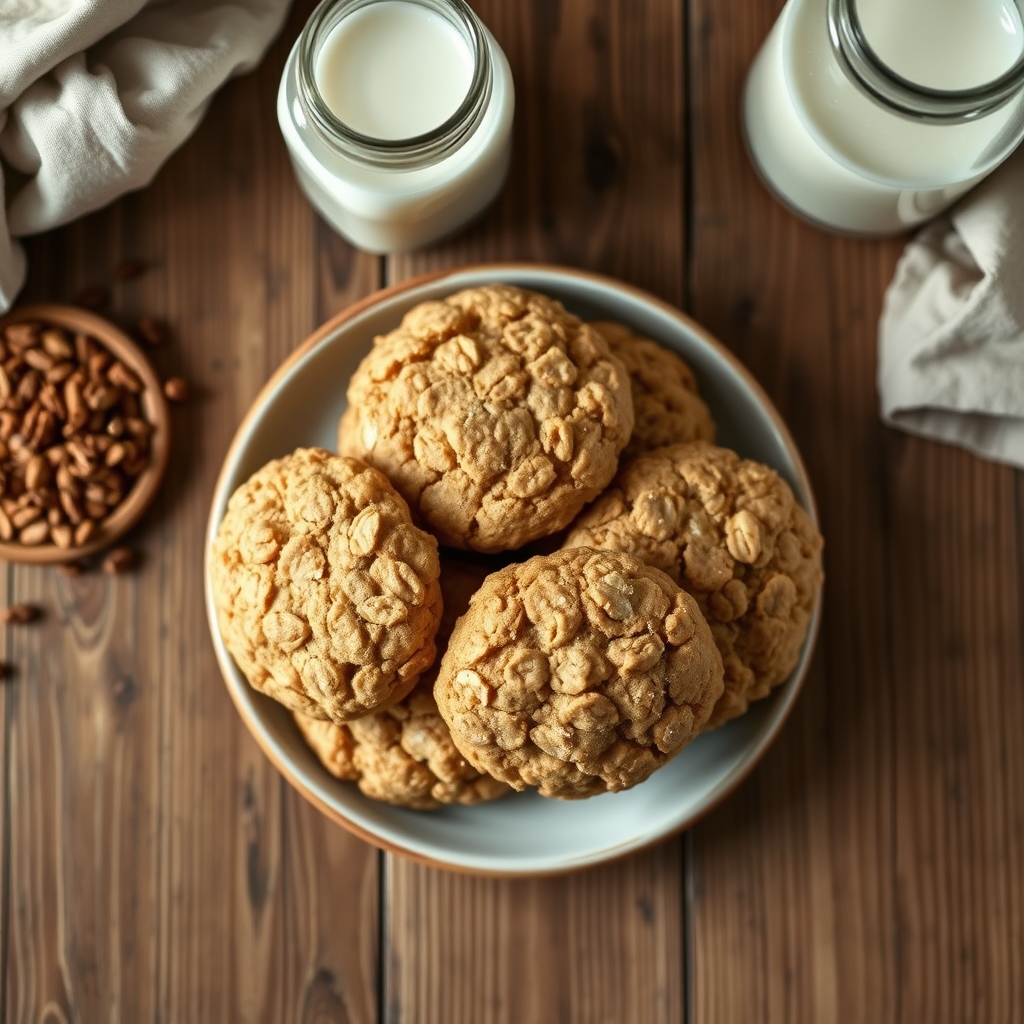 Unbaked Oatmeal Cookies
