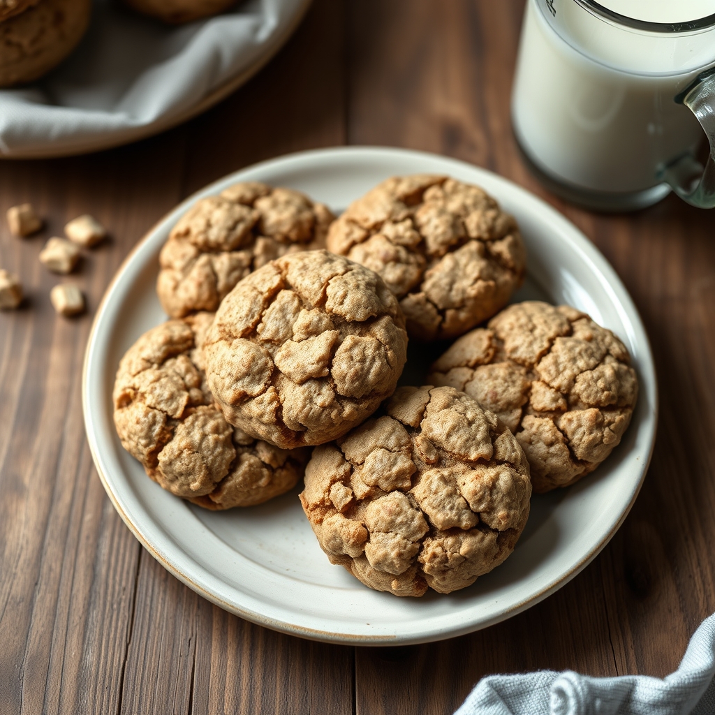 Uncooked Oatmeal Cookies