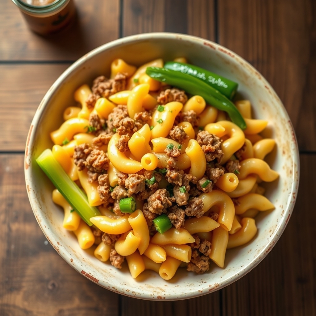 Western Macaroni(A Meal In One Dish)