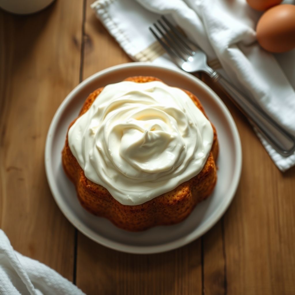 Whipped Cream Pound Cake