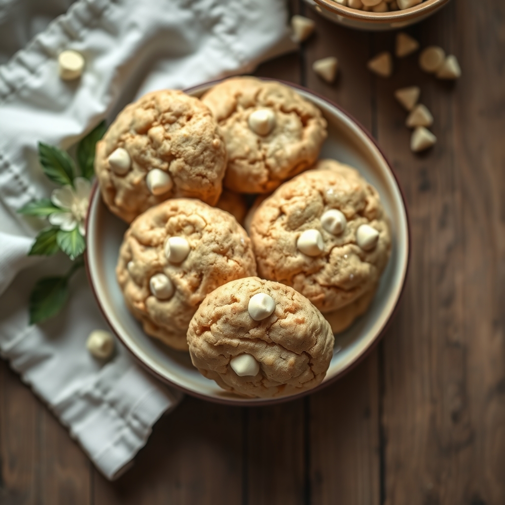White Chocolate Chip Cookies