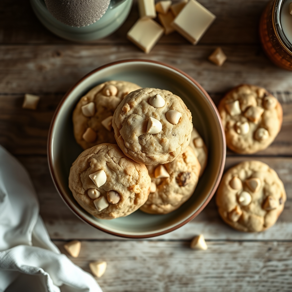 White Chocolate Chip Cookies