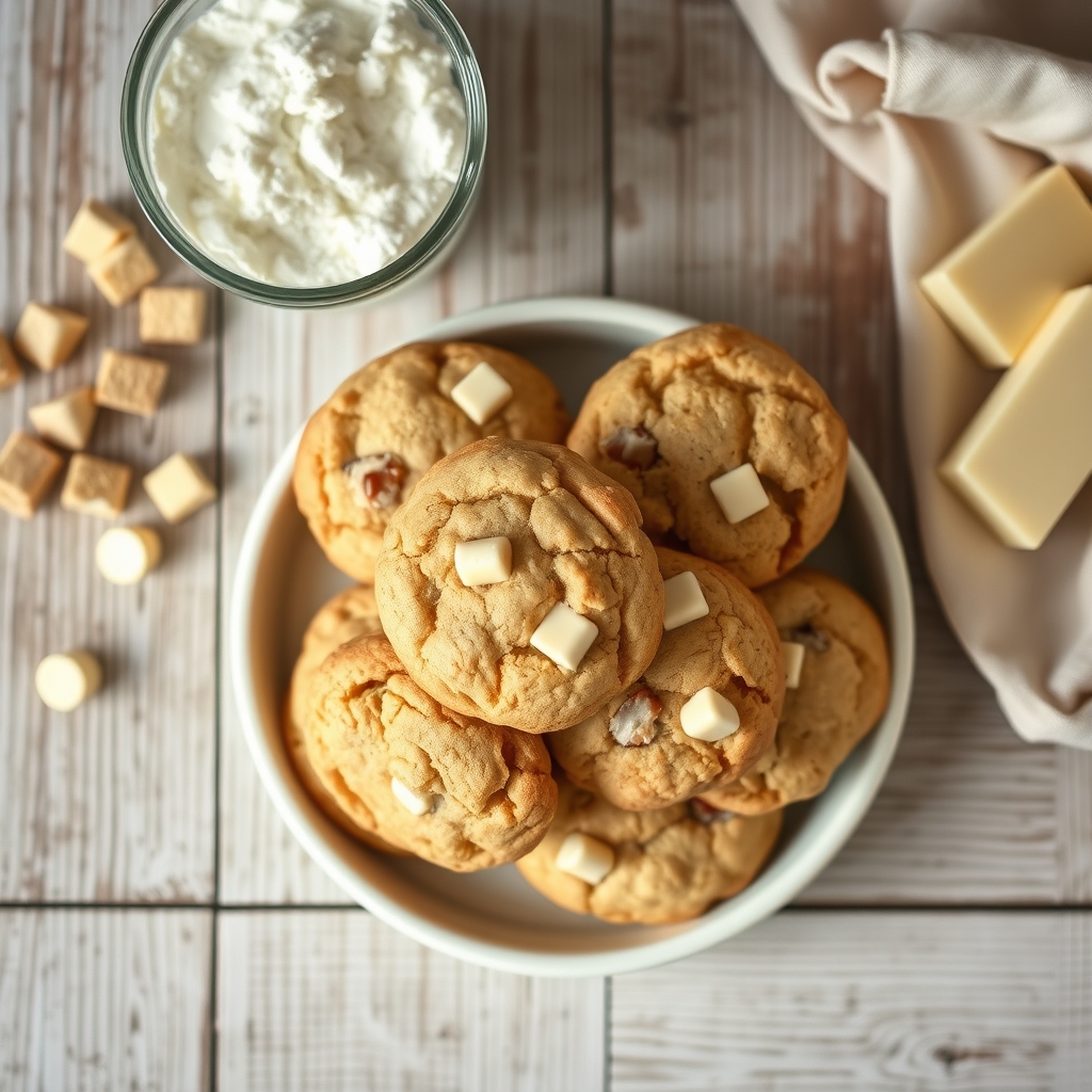 White Chocolate Chunk Cookies