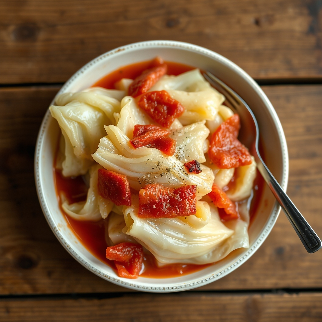 Willie Mae'S Cabbage With Tomato And Bacon