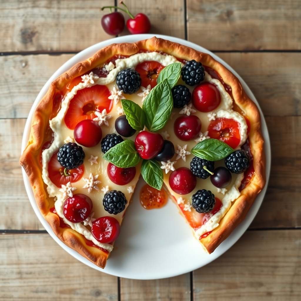 Winter Fruit Pizza