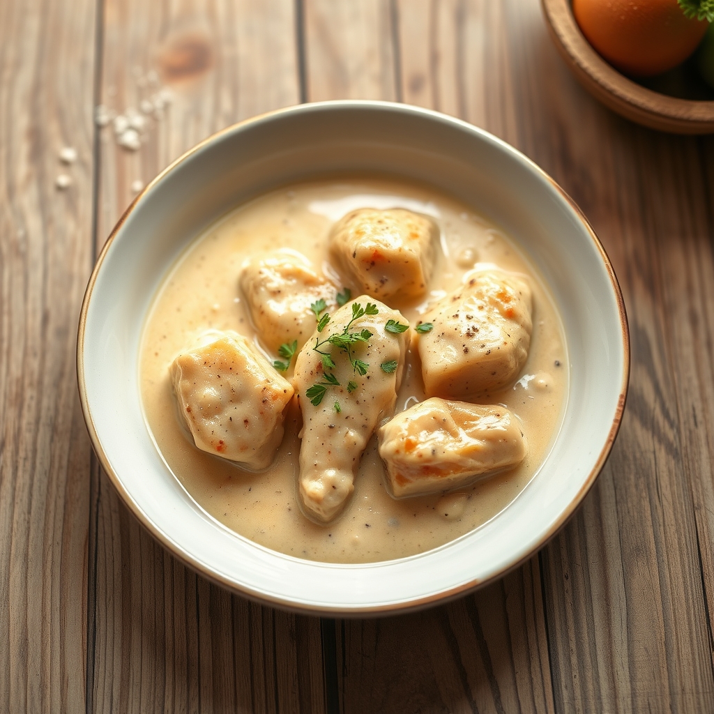Yummy Creamed Chicken